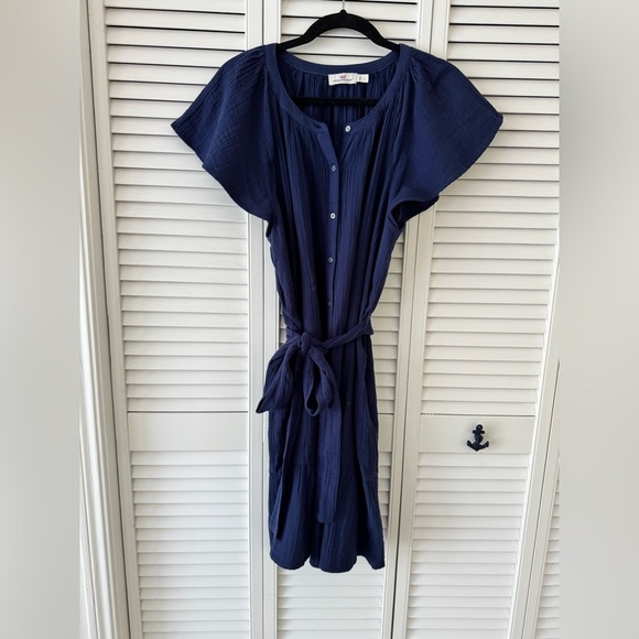 Vineyard Vines Navy Blue Dress - Picture 1 of 3